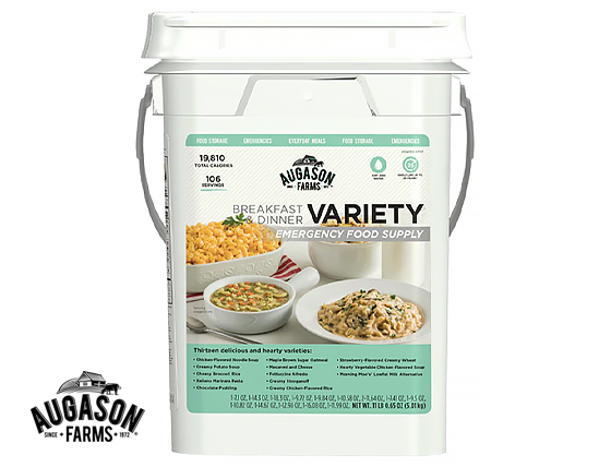 AF: Breakfast & Dinner Variety Pail Emergency Food Supply